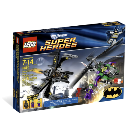 LEGO Super Heroes 6863 Bitwa nad miastem Gotham DC